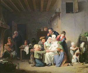 Das Spiel Pied de Boeuf, ca. 1824